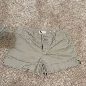 SO Tan Cargo Shorts Relaxed Fit